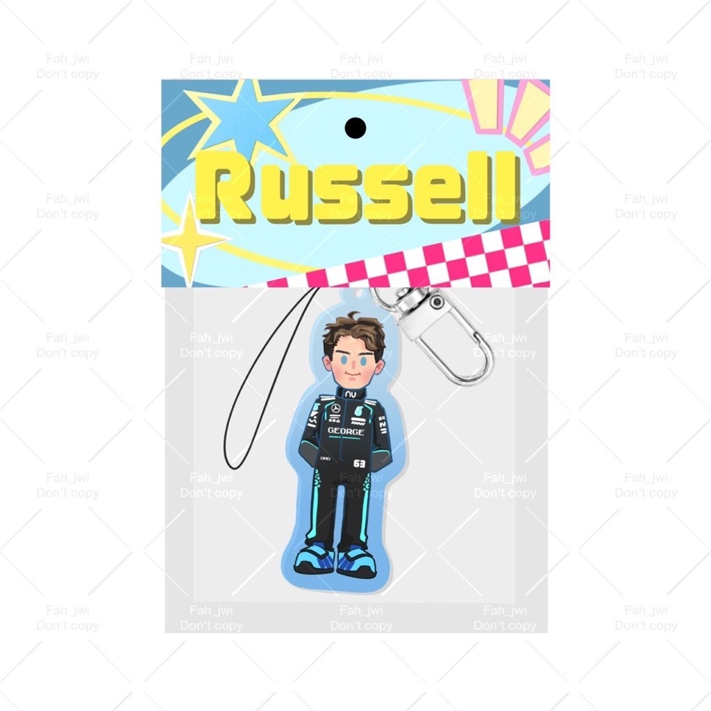 พวงกุญแจF1 George Russell 2026