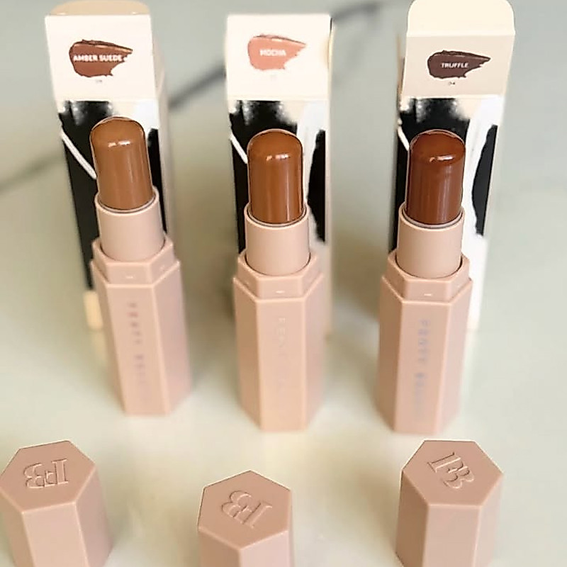 Fenty Beauty Shadow Contour เพื่อกําหนดแก้ม Reshape The Face ลิปสติกไฮไลท์ทูโทนแต่งหน้า
