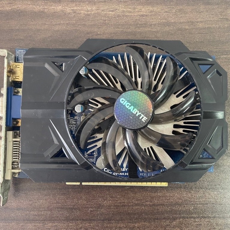 การ์ดจอ Gigabyte รุ่น Nvidia GeForce GT630 2GB DDR3 มือสอง ใช้งานปกติ ไม่มีกล่อง