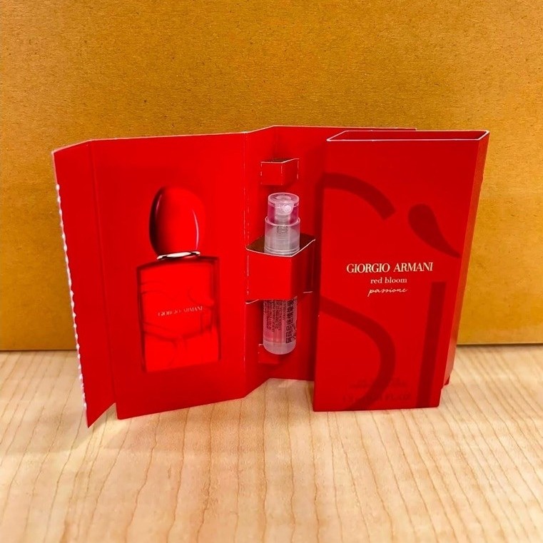 น้ำหอมทดลอง Vial Armani Si passionate Red bloom edp