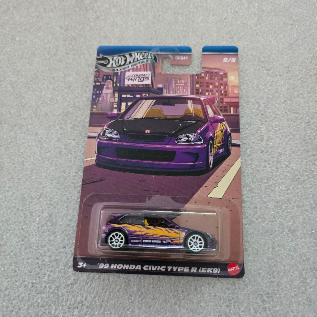 Hotwheels 99 honda civic type r (ek9) ยับมุม