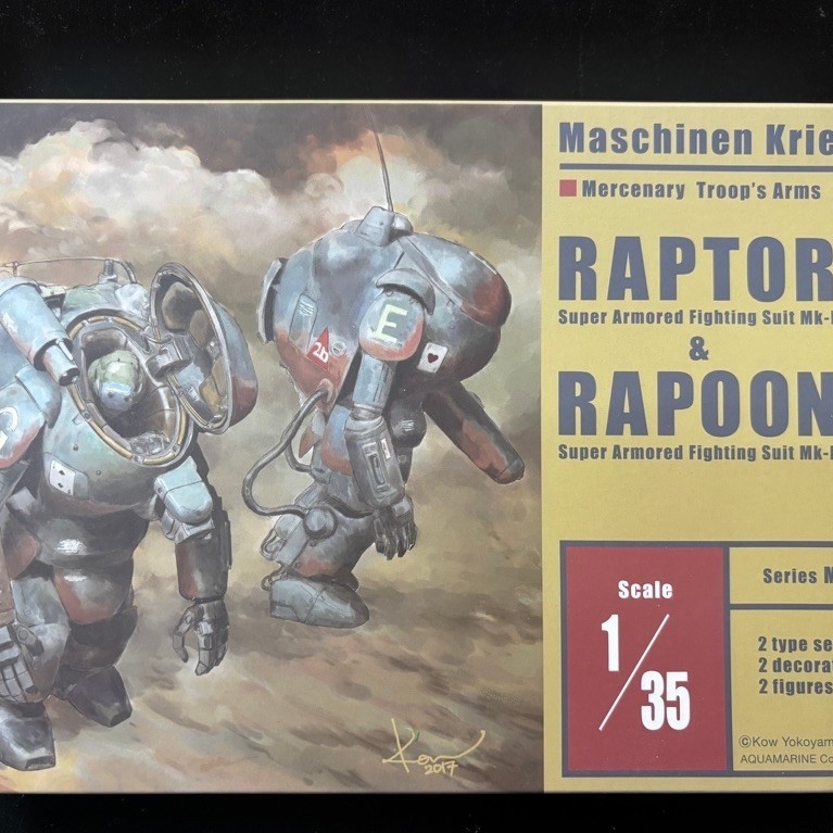 Aquamarine 1/35 Maschinen Krieger Ma.K RAPTOR $ RAPOON