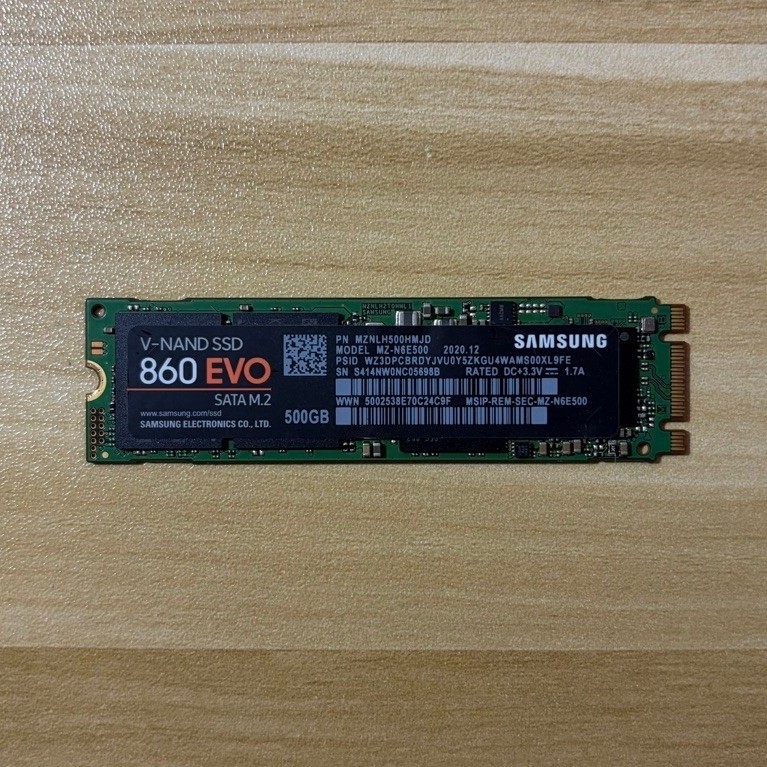 SAMSUNG 860 EVO SATA M.2 500GB