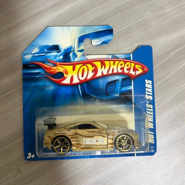 HOTWHEELS a: Nissan 350z ชุด Top-secret(ทอง) ปีเก่า ลิขสิทธิ์แท้100% แพ็คสั้น