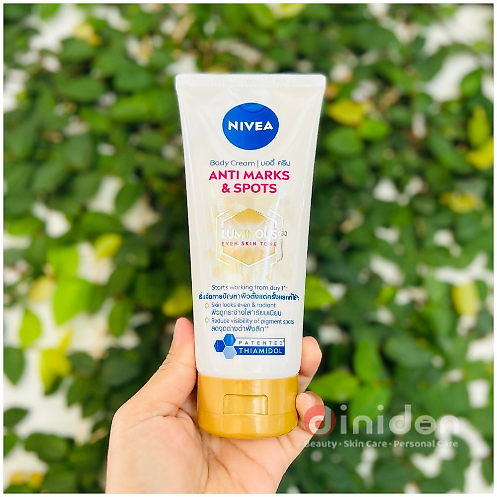 ((dinidon Shop)) Nivea Luminous 630 Body Cream Anti Marks Spots 200Ml. นีเวีย ลูมินัส 630 บอดี้ ครีม