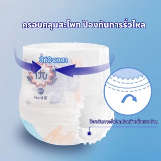 【2แพ็ค】ผ้าอ้อมเด็กสำเร็จรูป แพมเพิส YOULI Baby Pants ผ้าอ้อมแบบกางเกง แพมเพิสเด็ก กางเกงผ้าอ้อม