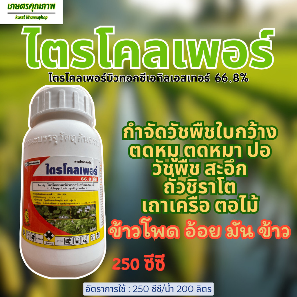 พร้อมส่ง ไตรโคลเพอร์ 66.8% 250 ซีซี รูปที่ 3