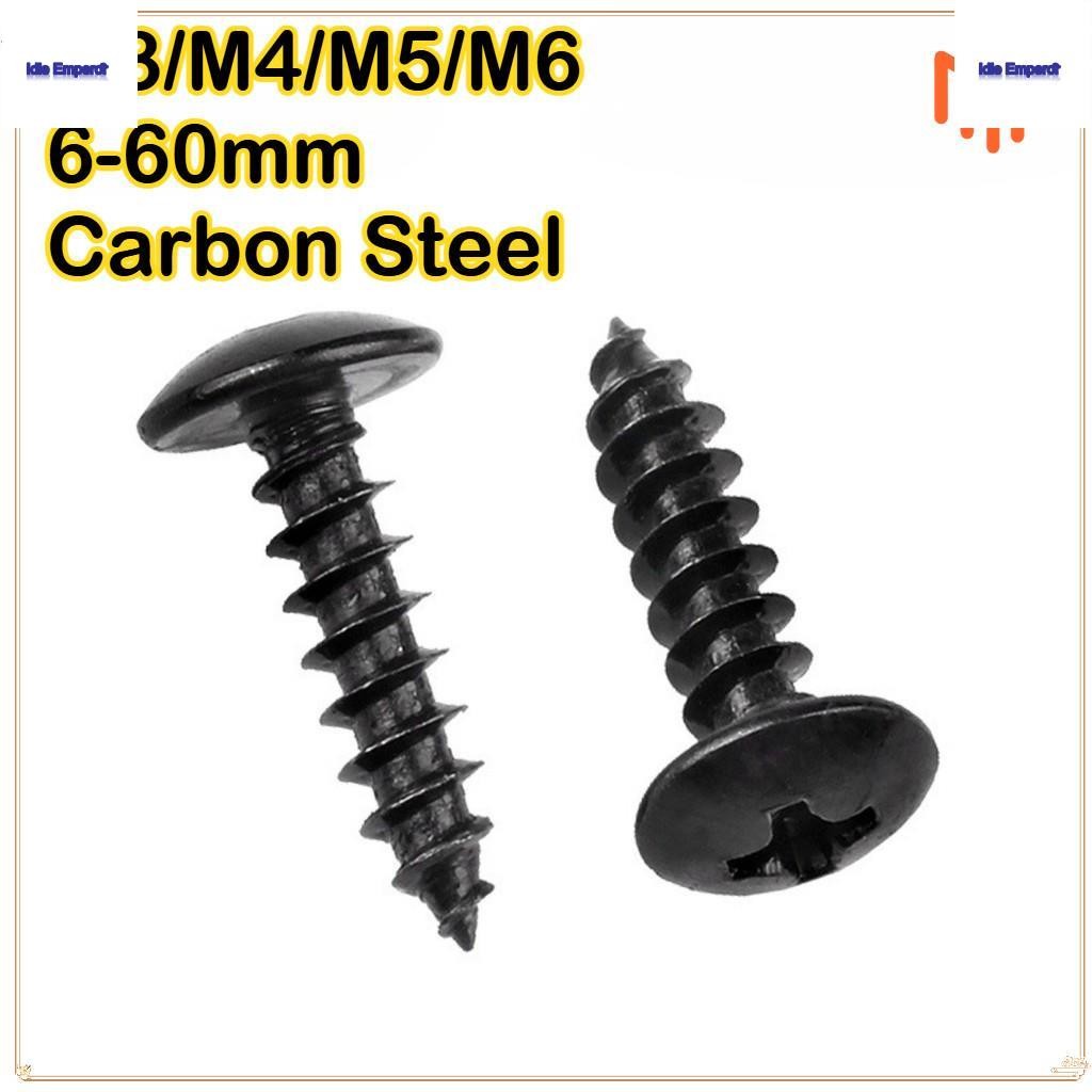 สกรูดำ M3 M4 M5 M6 น๊อตดำ น๊อตตะแกรงลำโพง น๊อตเกลียวปล่อยดำ น๊อตยึดลูกยาง สกรูเกลียวปล่อยดำ น๊อตชุบด