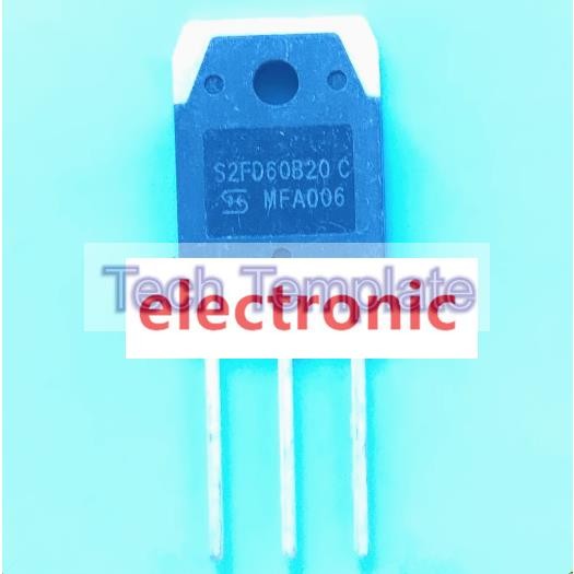 S2fd60b20 S2FD60B20C 60A/200V TO-3P เครื่องเชื่อมท่อซ่อมพิเศษ Quick Recovery Diode