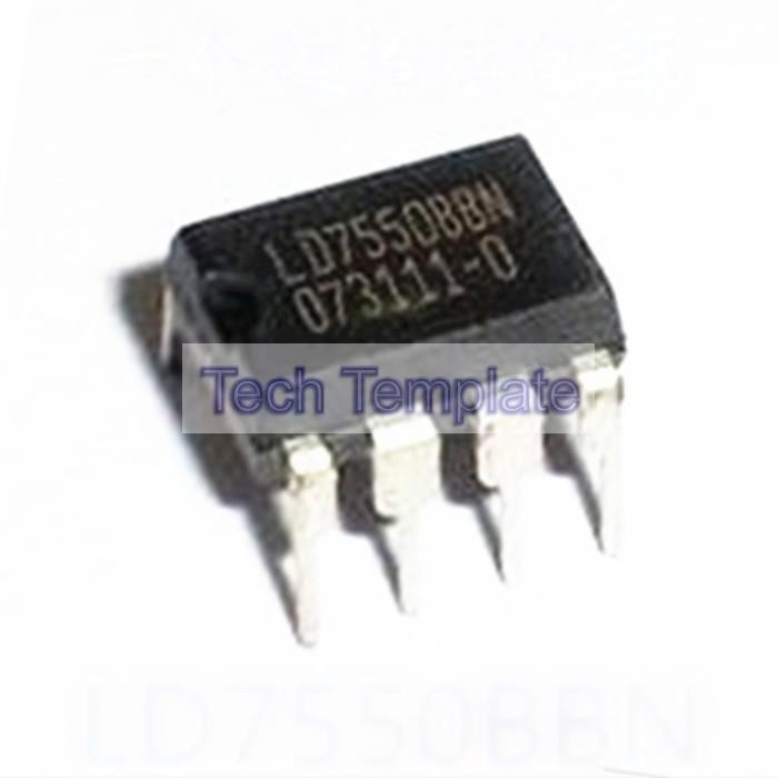 ((1 ชิ้น) ชิ้นส่วนอิเล็กทรอนิกส์ LD7550BBN LD7550 DIP-8 PWM Controller LCD Power Chip IC