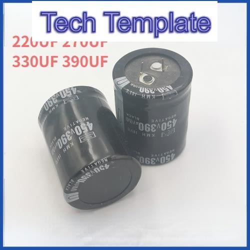 ตัวเก็บประจุอลูมิเนียมไฟฟ้า 220uF 270uF 330uF 390uF 400V 450V 500V สําหรับอุปกรณ์เชื่อมไฟฟ้า