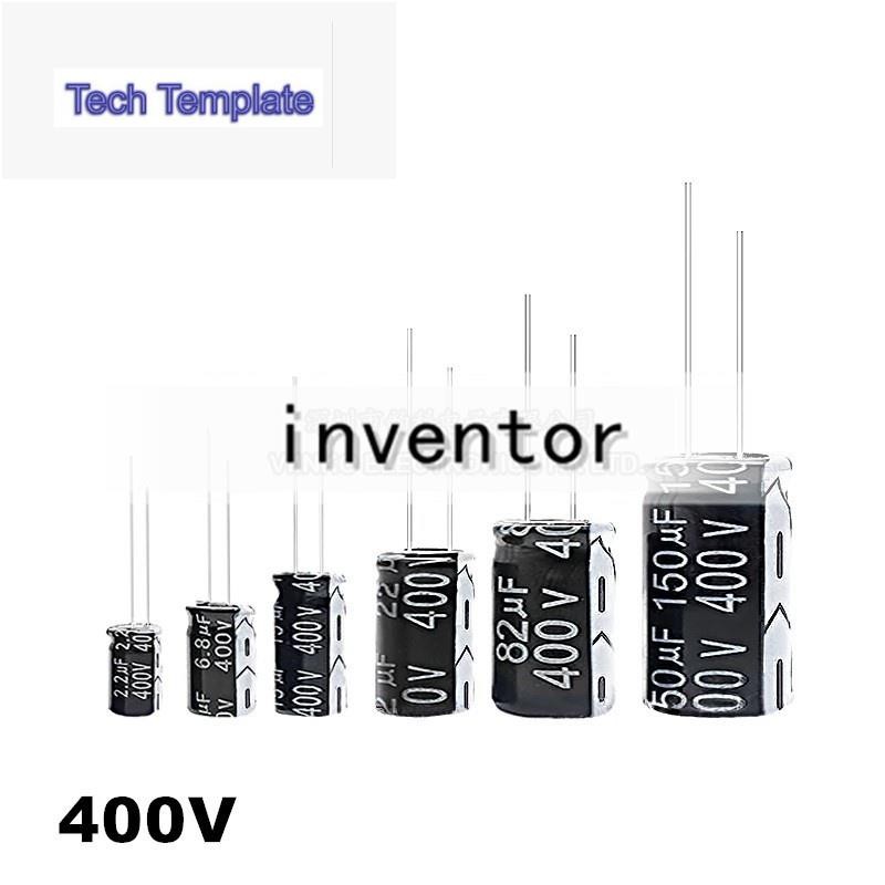 5pcs 400V Aluminum Electrolytic Capacitor 400V 22UF 400V 33UF 47UF 68UF 100UF 150UF