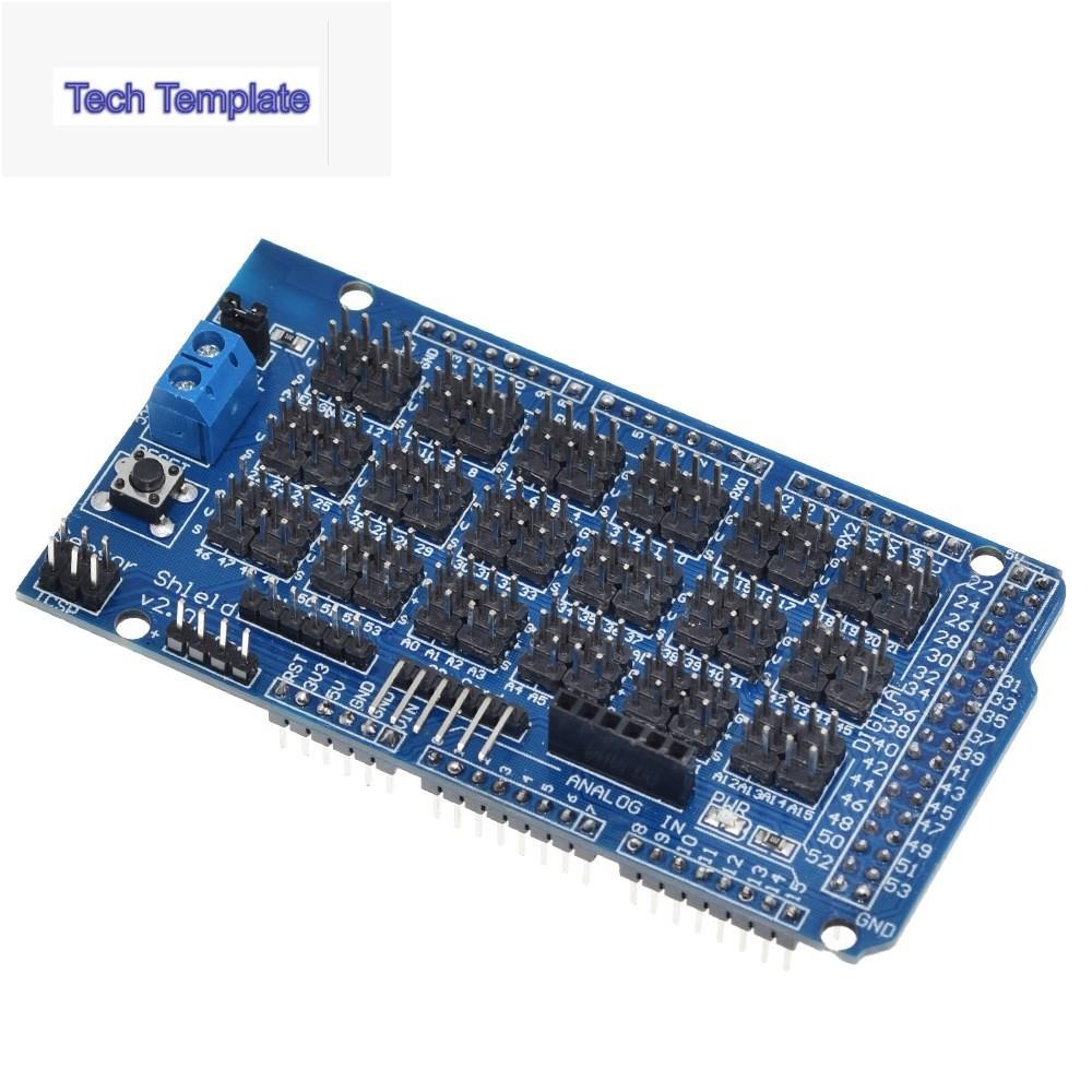 บอร์ดเซนเซอร์ Mega Sensor Shield V1 . 0 V2 . 0 สําหรับ Arduino Mega 2560 R3 Inventor.Ph