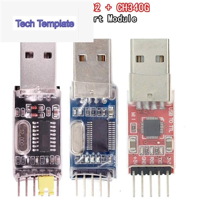 PL2303HX CP2102 CH340G USB to TTL สําหรับ arduino PL2303 CP2102 5PIN USB ถึง UART TTL โมดูล