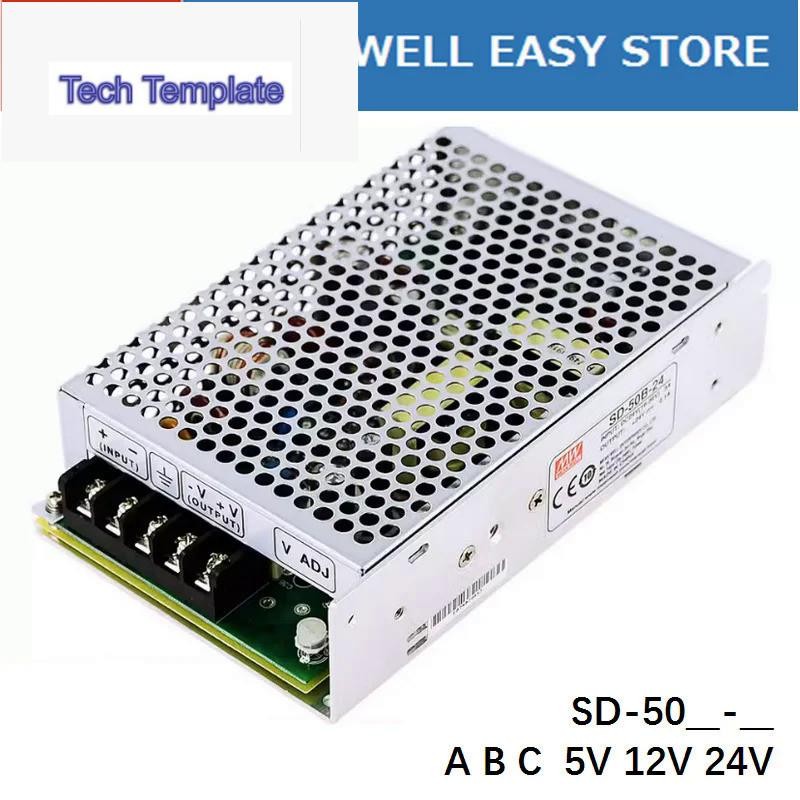 Mean WELL SD-50B SD-50B-5 SD-50B-12 SD-50B-24 MEAN WELL SD 50B 50W