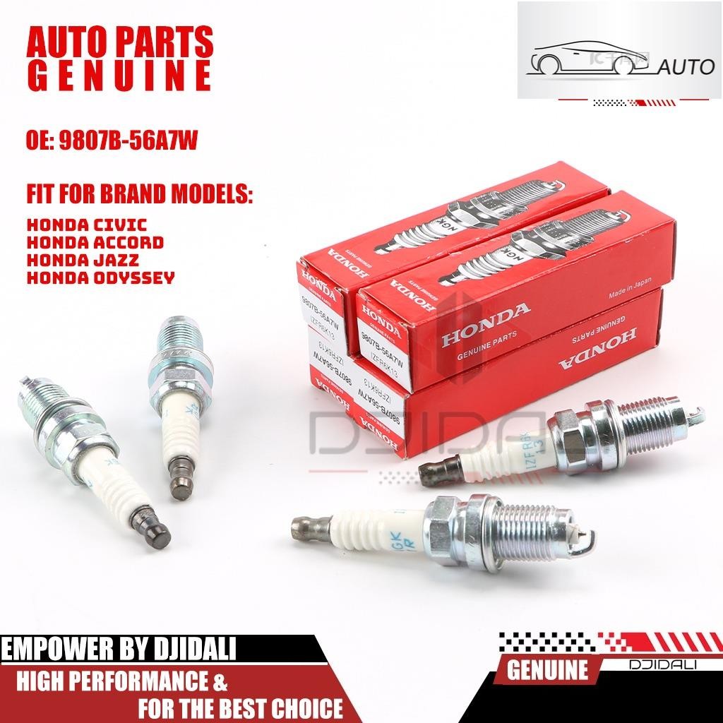 หัวเทียนเลเซอร์อิริเดียม NGK สําหรับ Honda City 2003-2013 SEL & TMO/ Honda Jazz 2003-2013 SEL & TMO 