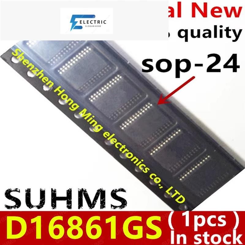 (1 ชิ้น) 100% ใหม่ D16861GS D16861 16861GS UPD16861GS sop-24 ชิปเซ็ต