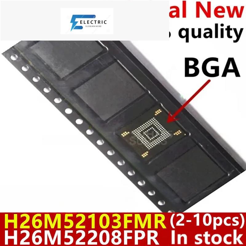 (2-10 ชิ้น) 100% ใหม่ H26M52103FMR H26M52208FPR ชิปเซ็ต BGA