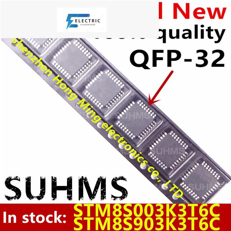 (5 ชิ้น) 100% ใหม่ STM8S003K3T6C STM8S903K3T6C STM8S003 K3T6C STM8S 903K3T6C QFP-32
