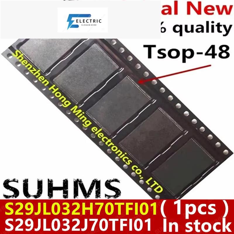 (1 ชิ้น) 100% ใหม่ S29JL032J70TFI01 S29JL032H70TFI01 tsop-48