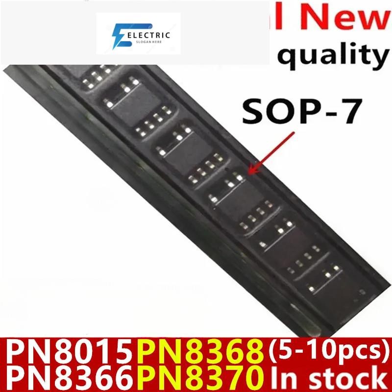 (5 ชิ้น) 100% ใหม่ PN8015 PN8366 PN8368 PN8370 sop-7 ชิปเซ็ต