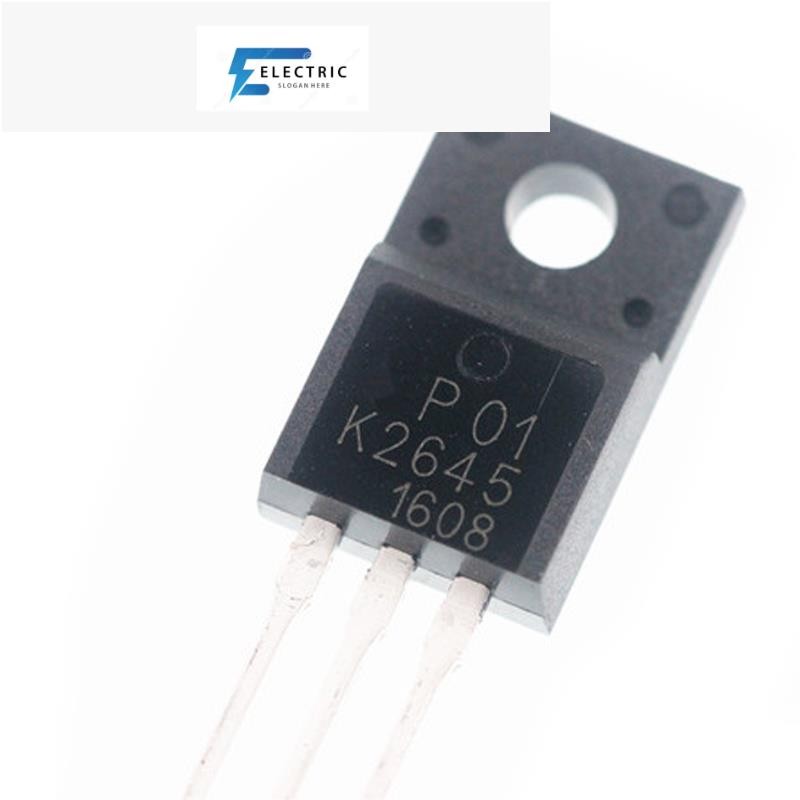 10 ชิ้น/ล็อต 2SK2645 K2645 TO-220F 600V 9A 1.2 MOSFET N-Channel ทรานซิสเตอร์ใหม่เดิม