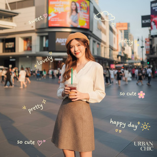 ꕥCatalog Fashionꕥ เสื้อแฟชั่นคอวีแขนยาวจั๊ม แต่งลายฉลุเล็กๆ …