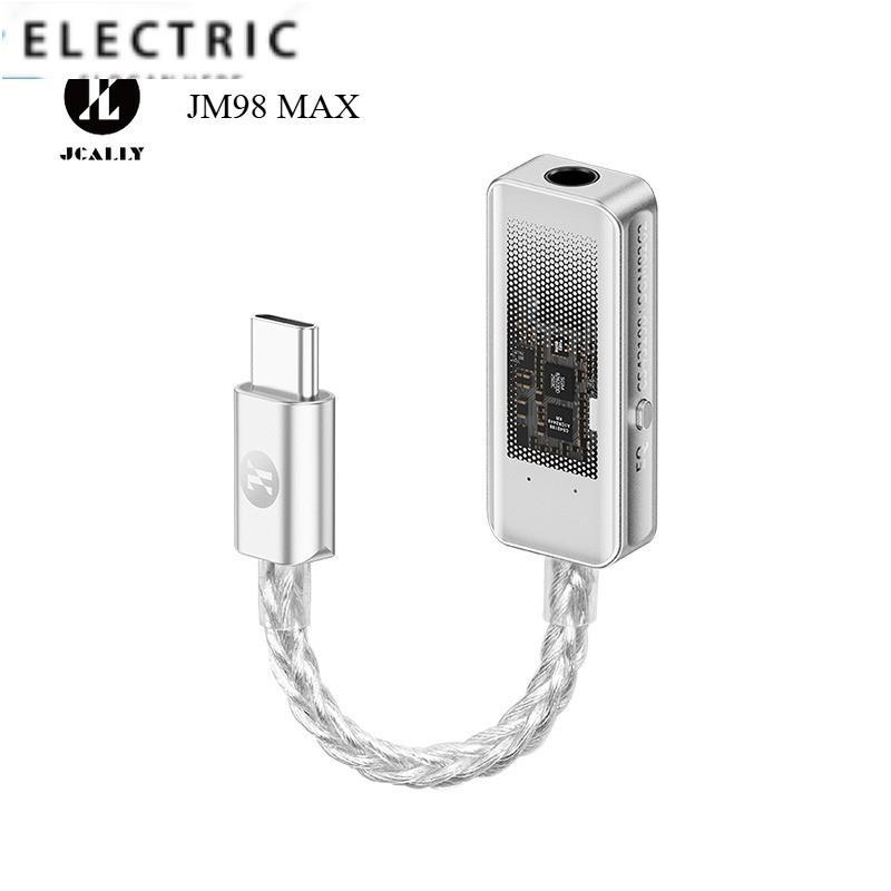 JCALLY JM98MAX เครื่องขยายเสียงแบบพกพาระดับไฮเอนด์ CS43198 SGM8262 DAC 32bit 384kHz และ DSD256 USB-C