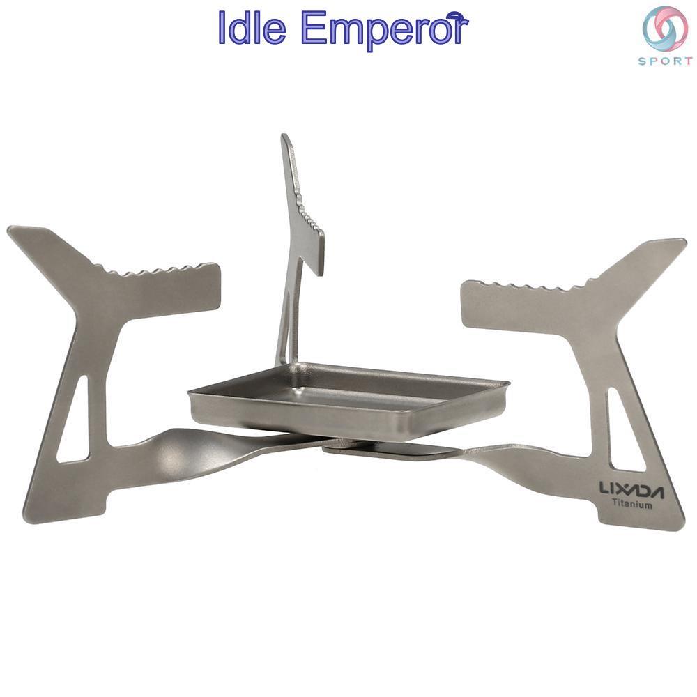 【⚽Sportstar Lixada Ultralight Folding Camping Titanium Solidified เตาแอลกอฮอล์ 14g