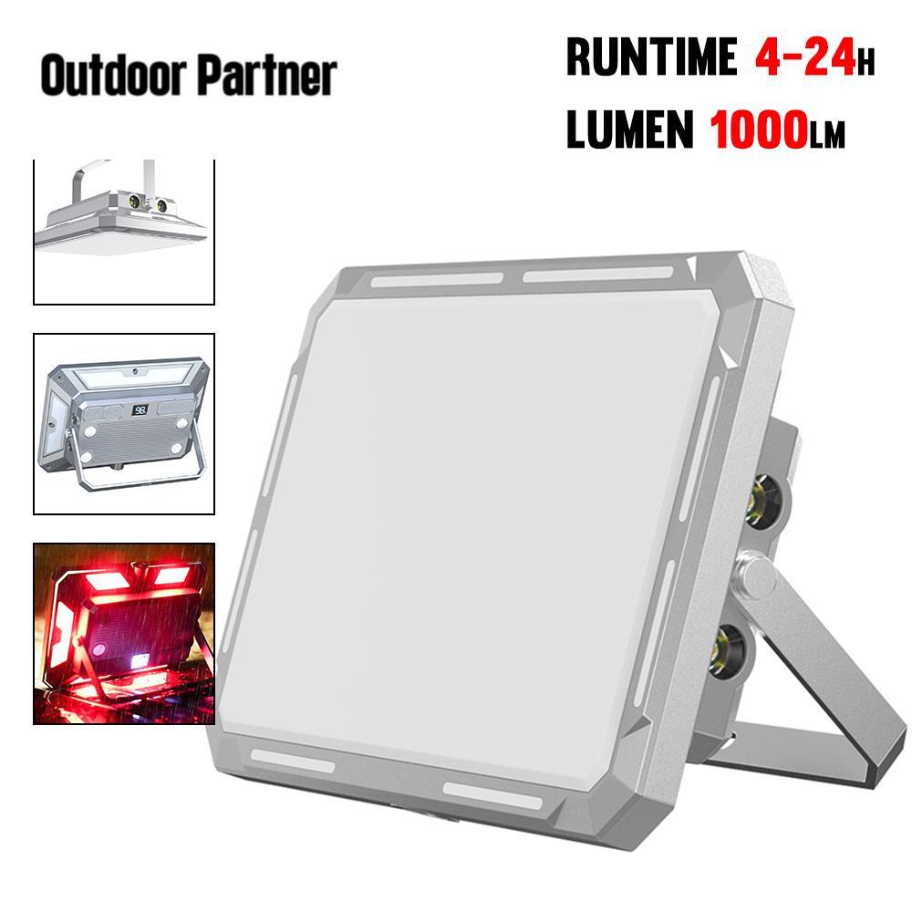 KXK-686 ไฟทํางาน 1000LM โคมไฟแคมป์ปิ้ง ไฟ LED สว่างเป็นพิเศษ ไฟทํางานแบบชาร์จไฟได้แบบพกพา