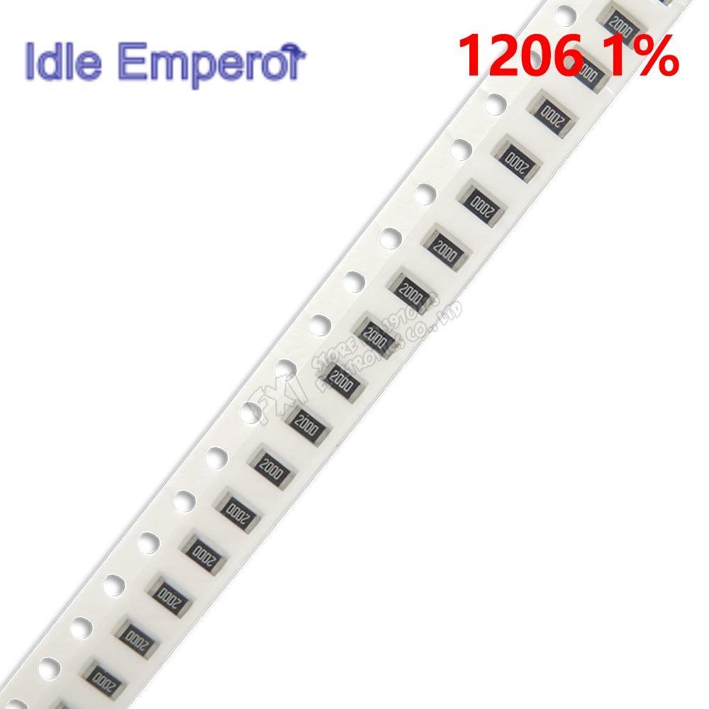 ตัวต้านทาน 1% 1206 SMD 110K~10M 1/4W 110K 130K 150K 200K 300K 470K 620K 750K 1M 2M 3M 4.7M 6.2M 7.5M