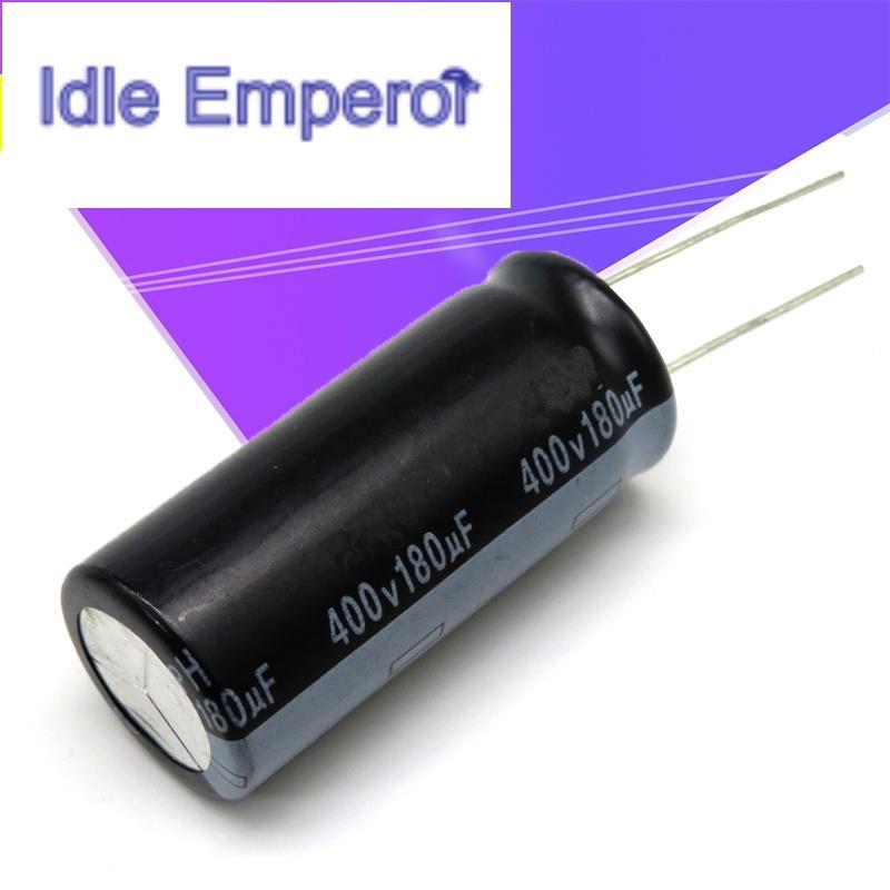 ตัวเก็บประจุไฟฟ้า 400v180uf 180uf400v 18*40 400v 180uf 18x40 5 ชิ้น