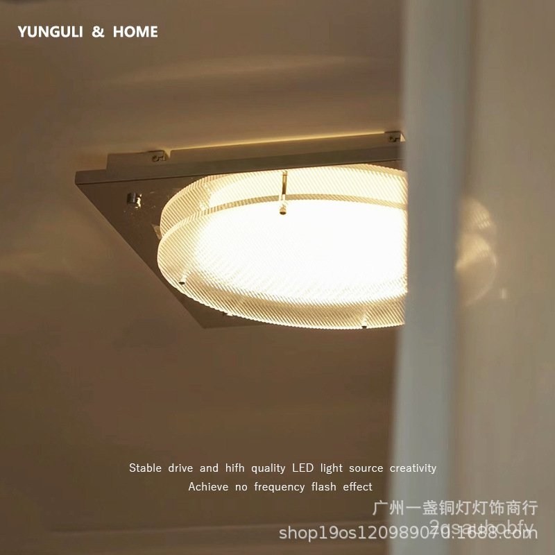 Bauhaus Bedroom Ceiling Light Eye Protection Creative Design Sense Study Light Retro Atmosphere Simp