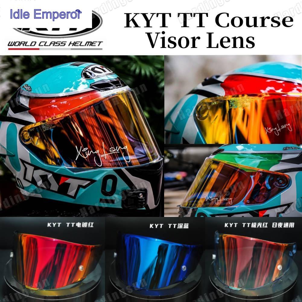 [ReadyStock]KYT Tt Course Visor Lens FIt สําหรับหมวกกันน็อค KYT TT TT TTC Revo Lens