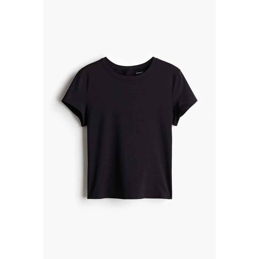 H&M(เอชแอนด์เอ็ม) เสื้อกีฬาแบบ Sports top ที่มาพร้อมกับเทคโนโลยี DryMove™ ผู้หญิง 1285424_3