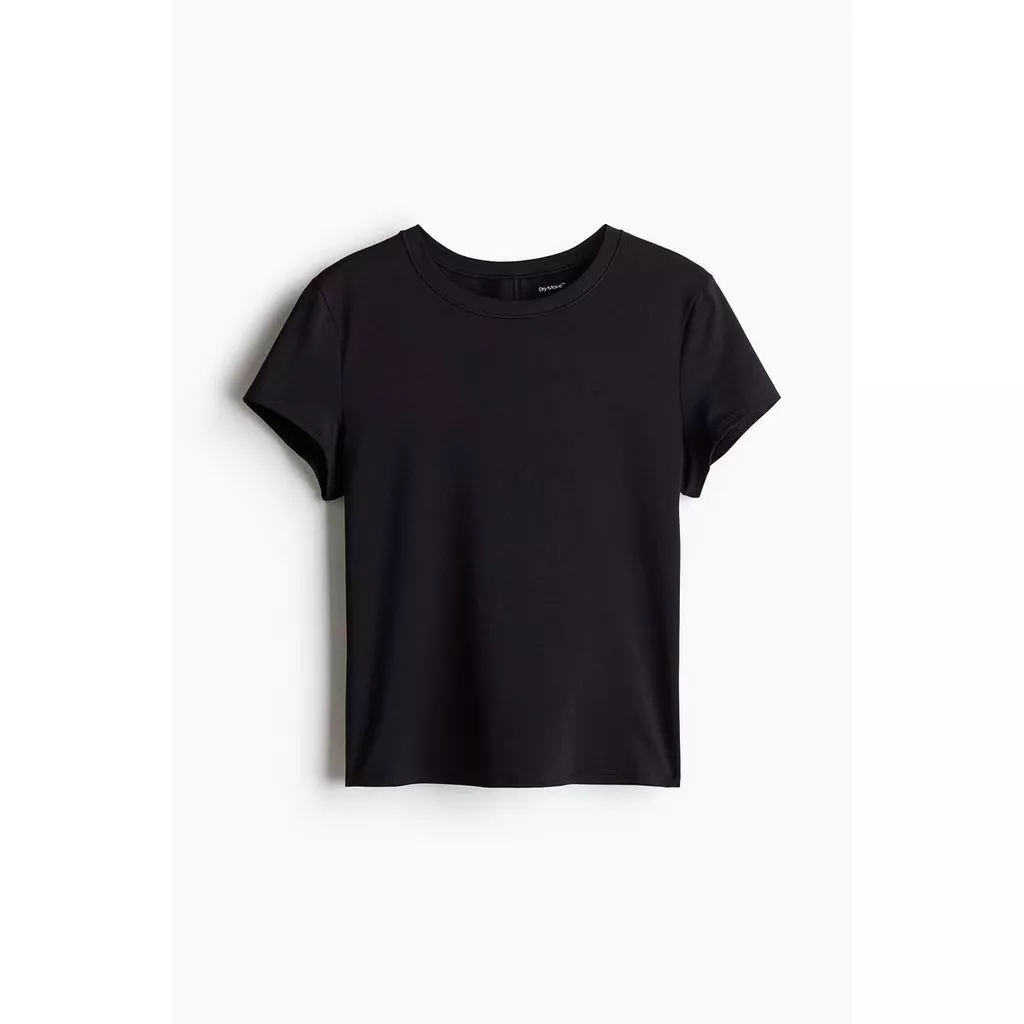 H&M(เอชแอนด์เอ็ม) เสื้อกีฬาแบบ Sports top ที่มาพร้อมกับเทคโนโลยี DryMove™ ผู้หญิง 1285424_3