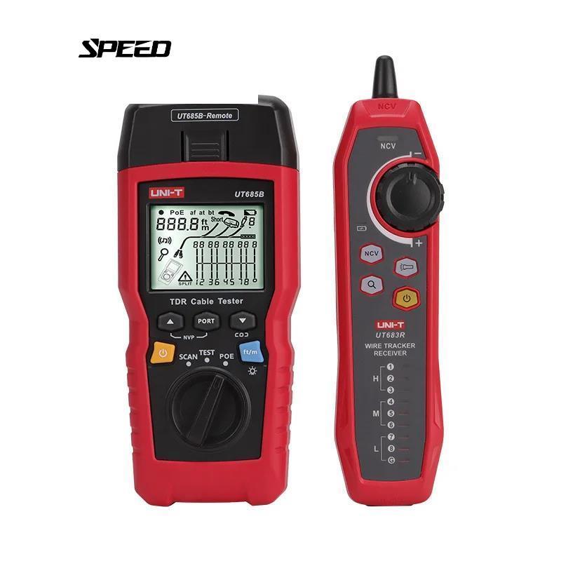 PMH-UNI-T UT685B ชุด TDR เครื่องทดสอบสายเคเบิลคู่ Coaxial POE สายเคเบิลเครือข่ายความยาวลําดับเครื่อง