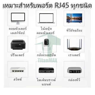 สาย LAN CAT5E สำเร็จรูป 5M/1M/2M/3M/5M/10M/15M/20M/30M/40M/50M สายแลน สีน้ำเงิน สายอินเตอร์เน็ต สำหรับRouter Modem DSL