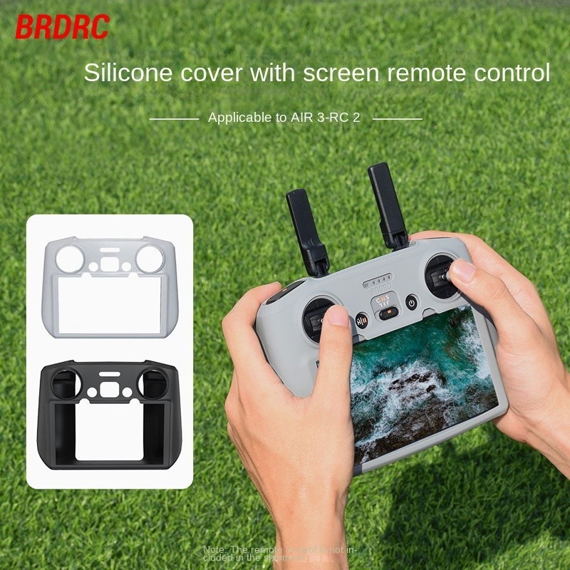 เหมาะสําหรับ DJI Air 3S RC 2/Mini 4 Pro เคสซิลิโคน Air 3 พร้อมหน้าจอรีโมทคอนโทรลป้องกันกรณีฝาครอบกันฝุ่นอุปกรณ์เสริม