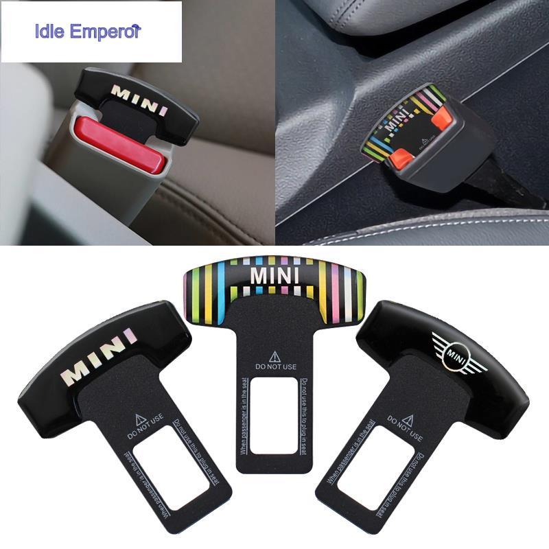 หัวเข็มขัดนิรภัยรถยนต์ สําหรับ Mini Clubman Countryman Cooper One S R55 R56 F55 F56 R57 R58 1/2 ชิ้น