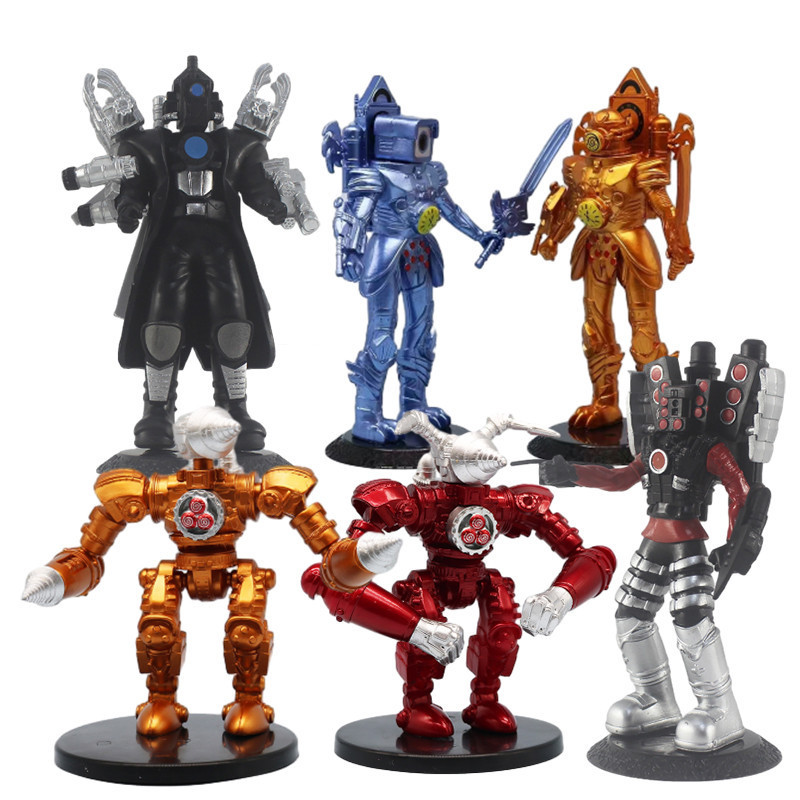 Action Figure Skibidi ห้องน้ําของเล่น Clockman Cameraman Speakerman เจาะ Man Titan Tv Man Joint ของเ