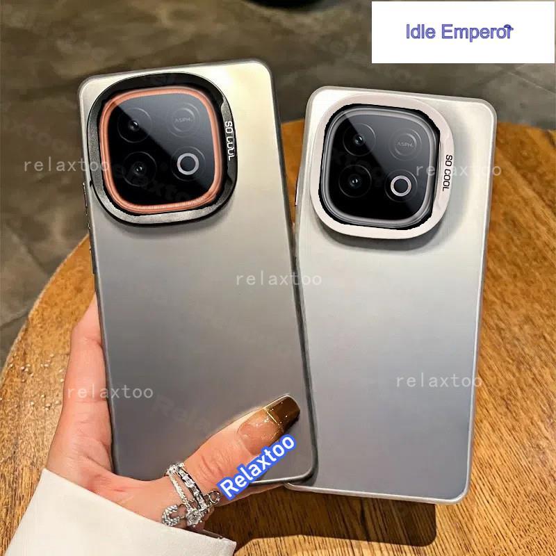 IQOO Neo10 5GปลอกสําหรับIQOO Neo 10 Neo10 Pro 10Pro Neo10Pro IQOONeo10 5GโลหะFrostedแฟชั่นคู่เคสโทรศ