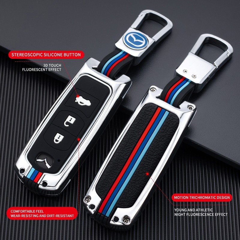 เคสกุญแจ For MAZDA 2 3 5 6 CX3 CX4 CX5 CX7 CX8 CX9 เคสกุญแจรถยนต์