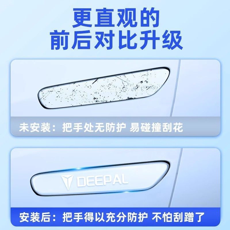 เหมาะสําหรับ DEEPAL S05 S07 L07 ประตู Anti-Collision Strip ชุดภายใน deepal s05 s07 l07 อุปกรณ์ตกแต่ง