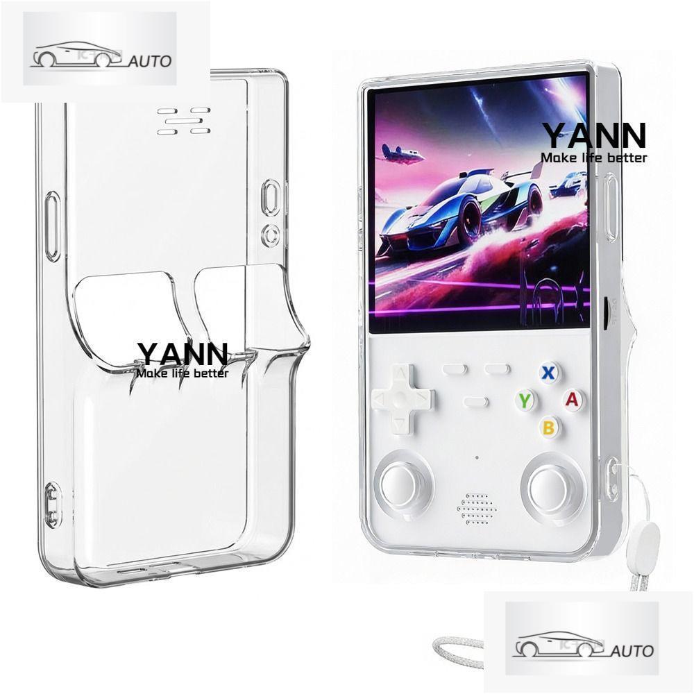 ป้องกัน,พร้อม Lanyard กันกระแทกเกมคอนโซล,นุ่มโปร่งใส Anti-Scratch TPU Sleeve Shell สําหรับ R36S Ultr