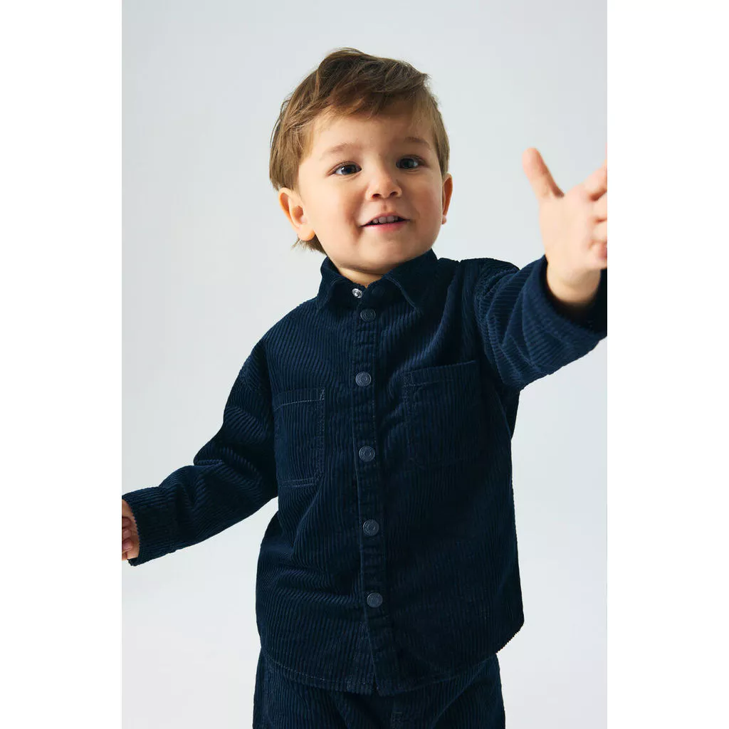 H&M(เอชแอนด์เอ็ม) เสื้อเชิ้ตผ้าคอตตอนคอร์ดูรอย Infants Cotton corduroy shirt 1242563_3