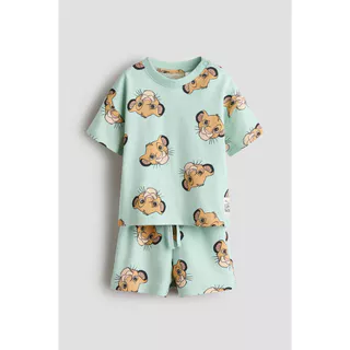H&M(เอชแอนด์เอ็ม) ชุดเซ็ต 2 ชิ้นลายพิมพ์ Infants 2-piece printed set 1314917_1
