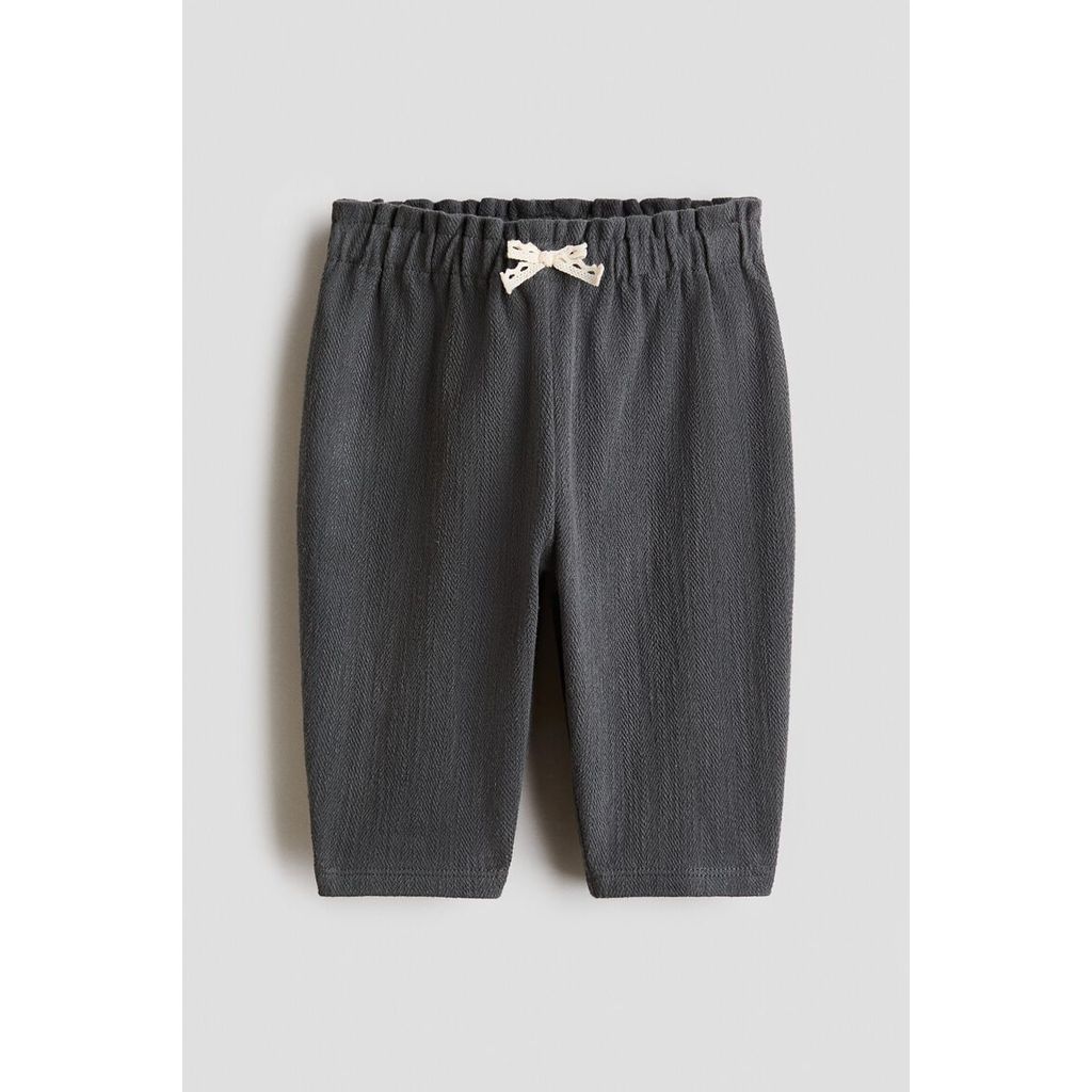 H&M(เอชแอนด์เอ็ม) กางเกงผ้าฝ้ายทอลาย เด็กทารก 1338322_1