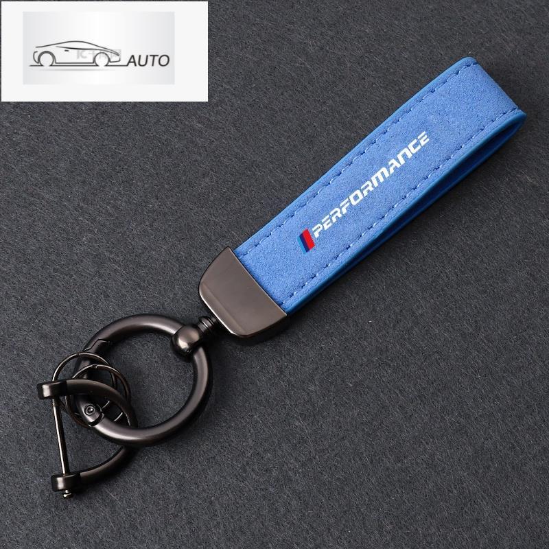 พวงกุญแจรถยนต์ หนังนิ่ม 4S อเนกประสงค์ ระดับไฮเอนด์ อุปกรณ์เสริม สําหรับ BMW Performance X1 X3 X4 X5