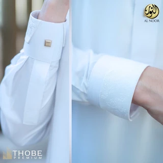 โต๊ปแขนยาวแบรนด์ AL NOOR รุ่นพรีเมียม เนื้อผ้าคุณภาพดี ทรงคอตั้ง งานตัดเย็บเนี้ยบ AF51วาริสมุสลิม